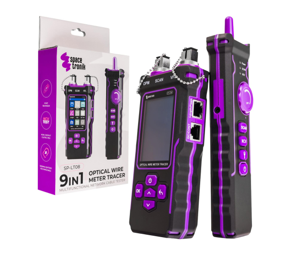 Spacetronik Miernik Światłowodowy Tester Kabli Sieciowych - 1289684 - zdjęcie 3